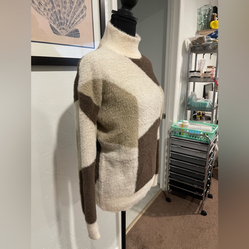 Wool Patchwork Sweater - Picture 2 of 5